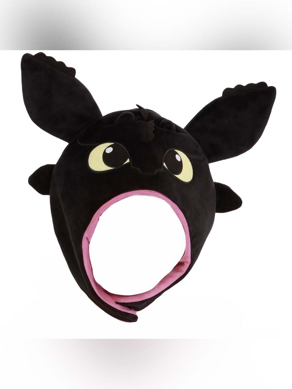 Dreamworks How To Train Your Dragon Toothless black & pink beanie
